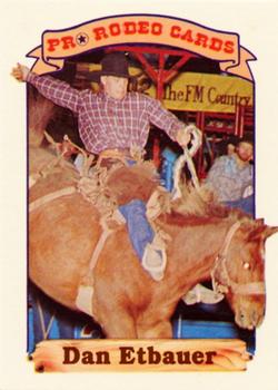 1991 Rodeo America Set A #34 Dan Etbauer Front